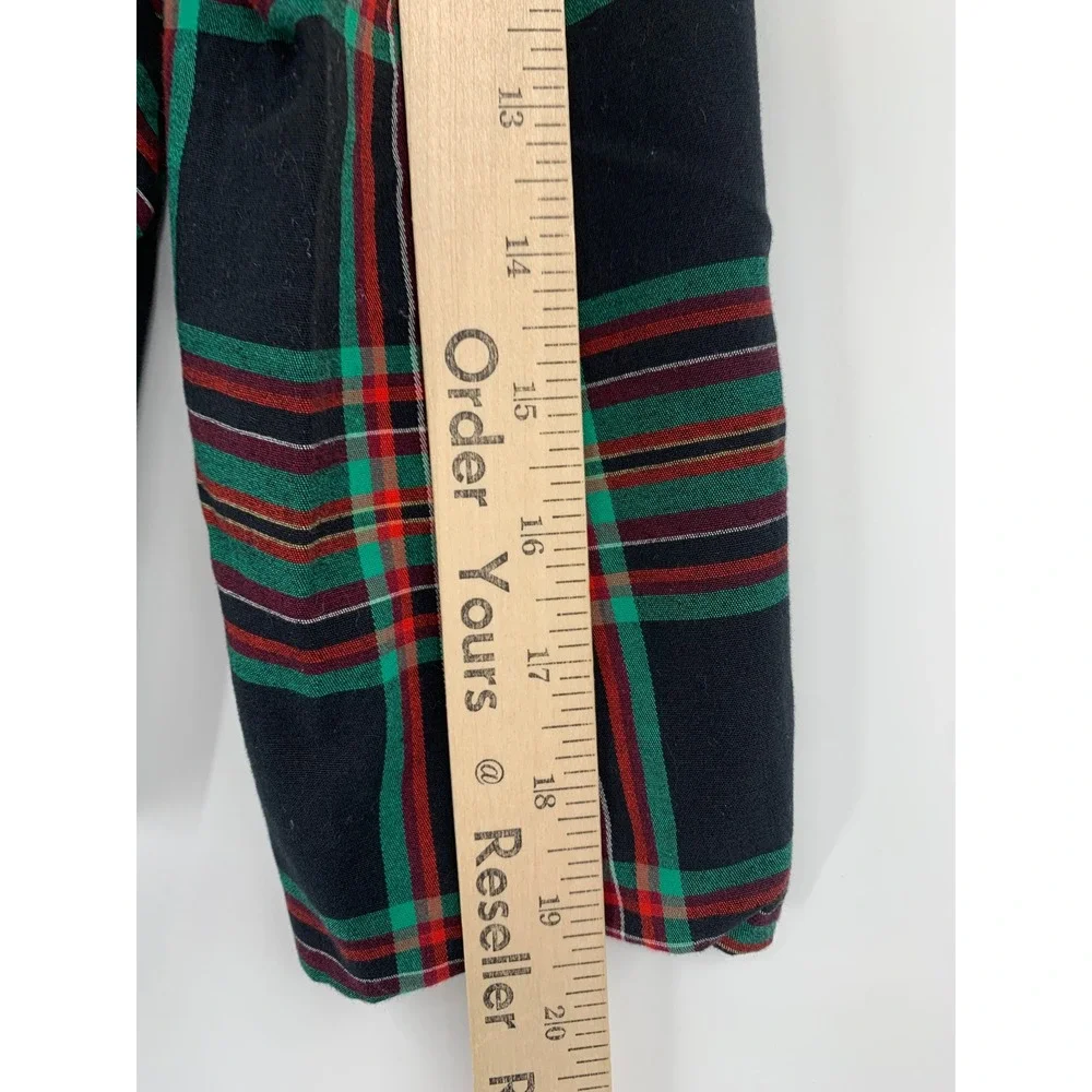 Cat & Jack Blazer Jacket Boys 10 Green Red Plaid Tartan Holiday Formal